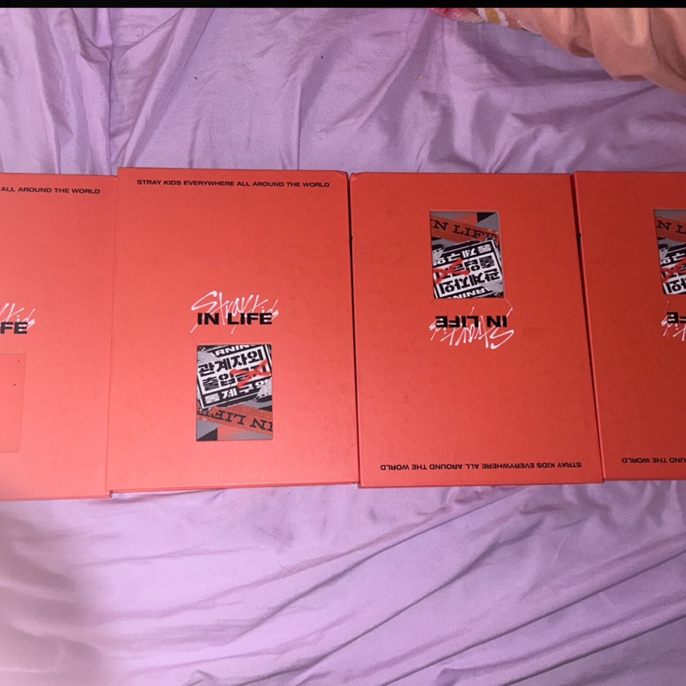 Stray kids albums $25 each and all 4 will be 100$